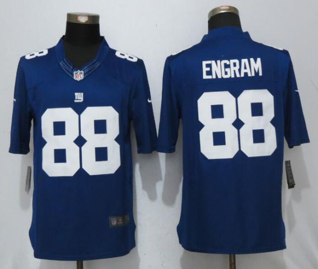 Men New York Giants 88 Engram Blue Nike Limited NFL Jerseys